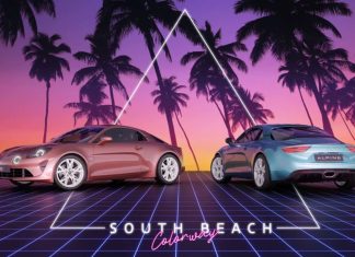 Alpine A110 - South Beach Colorway
