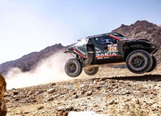 Dacia Sandrider domine le rallye d’Abu Dhabi Dacia Sandrider - rallye d’Abu Dhabi